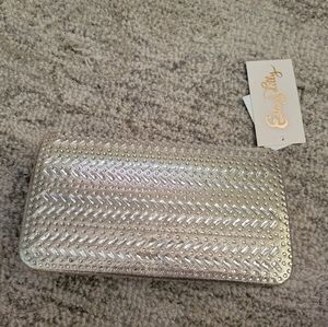 Gold clutch purse